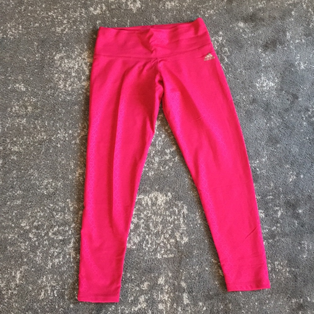 Pink Adidas leggings